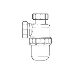 Bottle Trap - 1.1/2"/40mm, 3"/75mm Seal