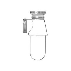 Brass Bottle Trap - 1.1/2"/40mm, 75mm Seal Chrome