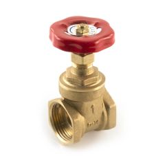 Wheelhead Gate Valve - 1.1/2" BSP F Brass