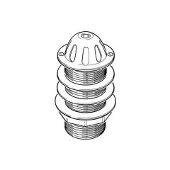 Urinal Waste 1.1/2" BSP x 3.1/2" Tail x 2.1/2" Flange