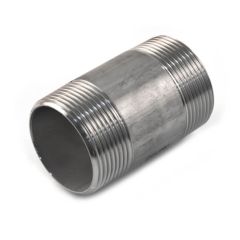 Screwed Stainless Steel Barrel Nipple - 1.1/2" BSP TM