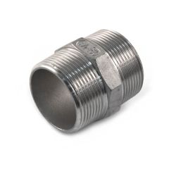 Screwed Stainless Steel Hexagon Nipple 1.1/2" BSP TM