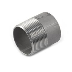 Screwed Stainless Steel Welded Nipple 1.1/2"