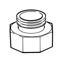 Gas Meter Adaptor BS746 1.1/2" F x BS746 1.1/4" M