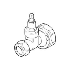 Pump Gate Valve - 1.1/2" x 22mm