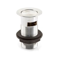 Easy-Seal Sprung Waste Chrome Slotted Brass 1.1/4"