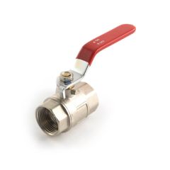 Ball Valve - 1.1/4" BSP PF Red Lever Handle