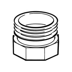 Gas Meter Adaptor 1.1/4" BS 746 F x 1.1/2" BS 746 M