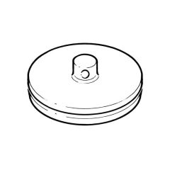 Chrome Plated Plug Basin with 'O' Ring Seal - 1.1/4"