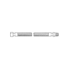 1/2 "BSP Swivel x 1/2 " BSP T M x 300 mm