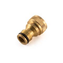 Garden Hose Tap Connector - 1/2" Brass