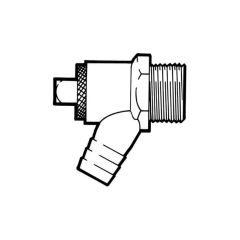 Drain Cock Type A - 1/2" BSP Brass