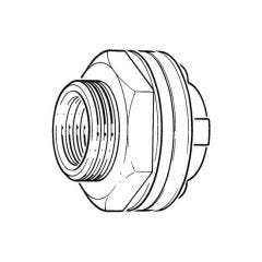 Essex Cylinder Flange - 1/2" BSP F Outlet Brass