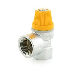 1/2" BSP Inlet x 3/4" BSP Outlet - Solar Safety Relief Valve - 6 bar