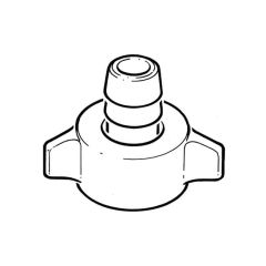 Drain Test Nipple 1/2" with Swivel Nut Tail Piece