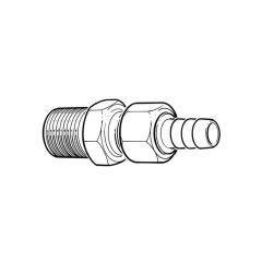 Union for 1/2" Bore Hose - 1/2" BSP TM