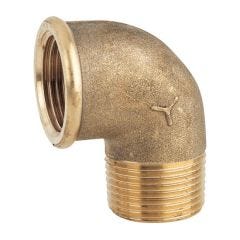 Brass Threaded Elbow - 1/2" BSP TM x BSP PF