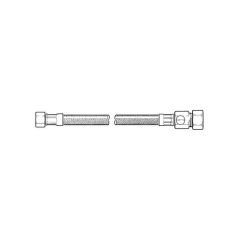 Flexible Isolating Tap Connector 1/2" x 15mm x 300mm