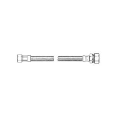 Flexible Tap Connector - 1/2" x 15mm x 600mm