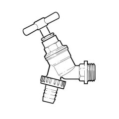 Hose Union Bib Tap - 1/2"