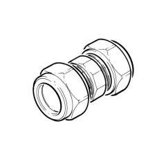 Irish Equal Coupler - 1/2" Compression