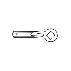 Gas ECV Main Cock Handle Spanner - 1/2"