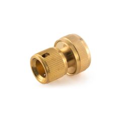 1/2" Brass Hose Connector without Auto-Stop