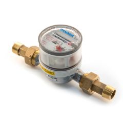 Single Jet Hot Water Meter - 1/2"