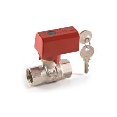 Lockable Full Bore Ball Valve - 1/2" BSP PF