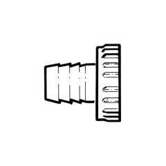 Spare Hose Tail Union & Washer - 1/2"