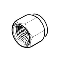 Stainless Steel Nut - 1/2" Compression