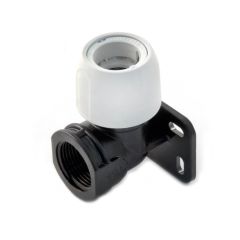 Hep2O® Wallplate Elbow - 1/2" BSP x 15mm White