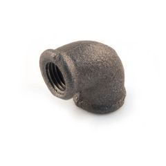 Iron Elbow 90° - 1/4" F Black