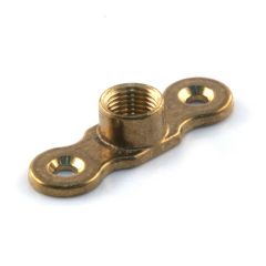 Backplate - 1/4" F Brass