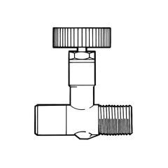 Needle Valve - 1/4" BSP F x TM