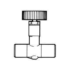 Needle Valve - 1/4" BSP P F