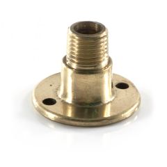 Floor Plate - 1/4" BSP TM x 1/4" F Polished Brass