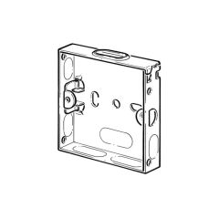 Flush Fitting Pattress Box - 1 Gang, 16mm Deep