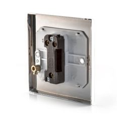 Plate Switch - 10A, 1 Gang, 2 Way, Chrome