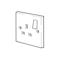 Switched Socket Outlet - 13A, 1 Gang