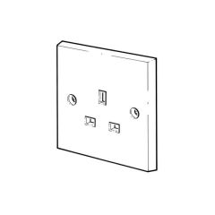 Unswitched Socket Outlet - 13A, 1 Gang