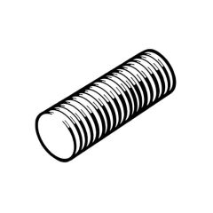 Threaded Rod Imperial - 1m x 1/4" BSP Zinc Plated