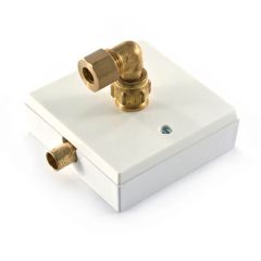 Outlet Boxed Rigid Fix 10/12mm Inlet x 10mm Self Colour