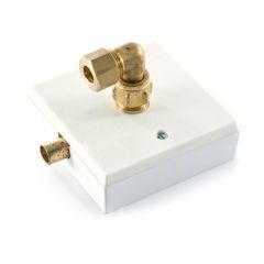 Gas Outlet Wall Rigid Fix Flush - 10/12mm Inlet x 10mm