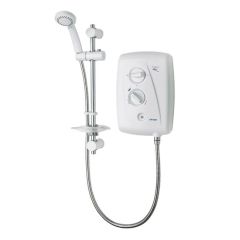 10.5 kW T80z Electric Shower Fast-Fit - White/Chrome