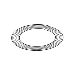 10 m x 1/2" (20 gauge : 0.9 mm) Copper Coil - Imperial