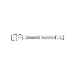 Flexible Isolating Tap Connector 1/2" x 15mm x 300mm