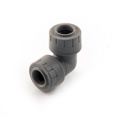 Polyplumb Equal Elbow - 10mm Grey