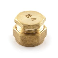 Stop End DZR Compression - 10mm