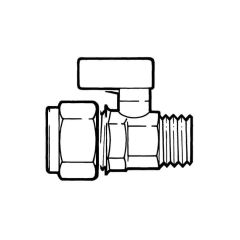 Lever Ball Valve - 10mm Compression x 1/4" BSP PM